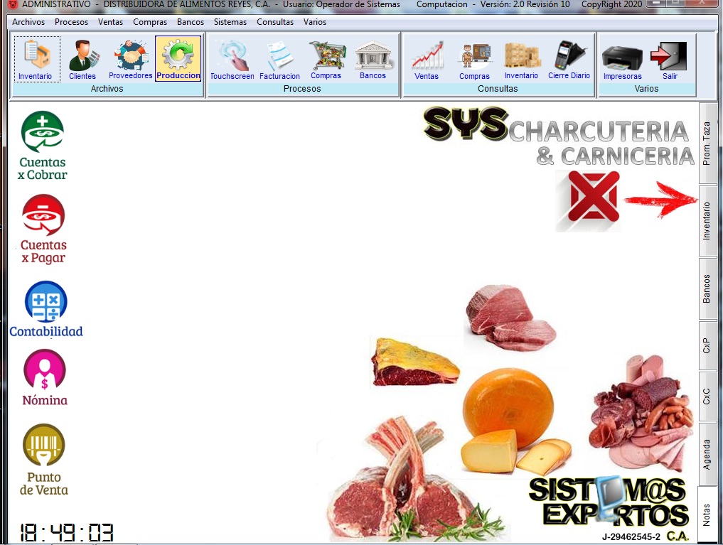SISTEMA_EXPERTO's tweet photo. SOFTWARE ADMINISTRATIVOS CARNICERIA Y CHARCUTERIA, SISTEMAS EXPERTOS, C.A. , SISTEMAS EXPERTOS, C.A., CASA DE SOFTWARE., 
0414-623-86-72, WHATSAAP 0416-466-47-64 https://t.co/xumK8nspuA