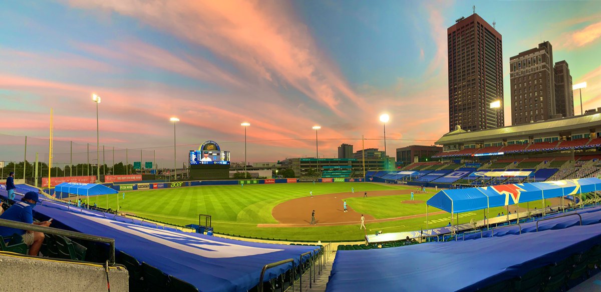 Toronto Blue Jays Our First Baseballsky In Buffalo