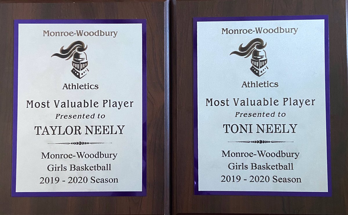 MWGirlsBBall's tweet photo. Congratulations to Toni and Taylor Neely-Primus for receiving the award for Most Valuable Players in Season 2019-2020🙂🏀 #hardwork #mwalumni https://t.co/vEFEJxSUSB