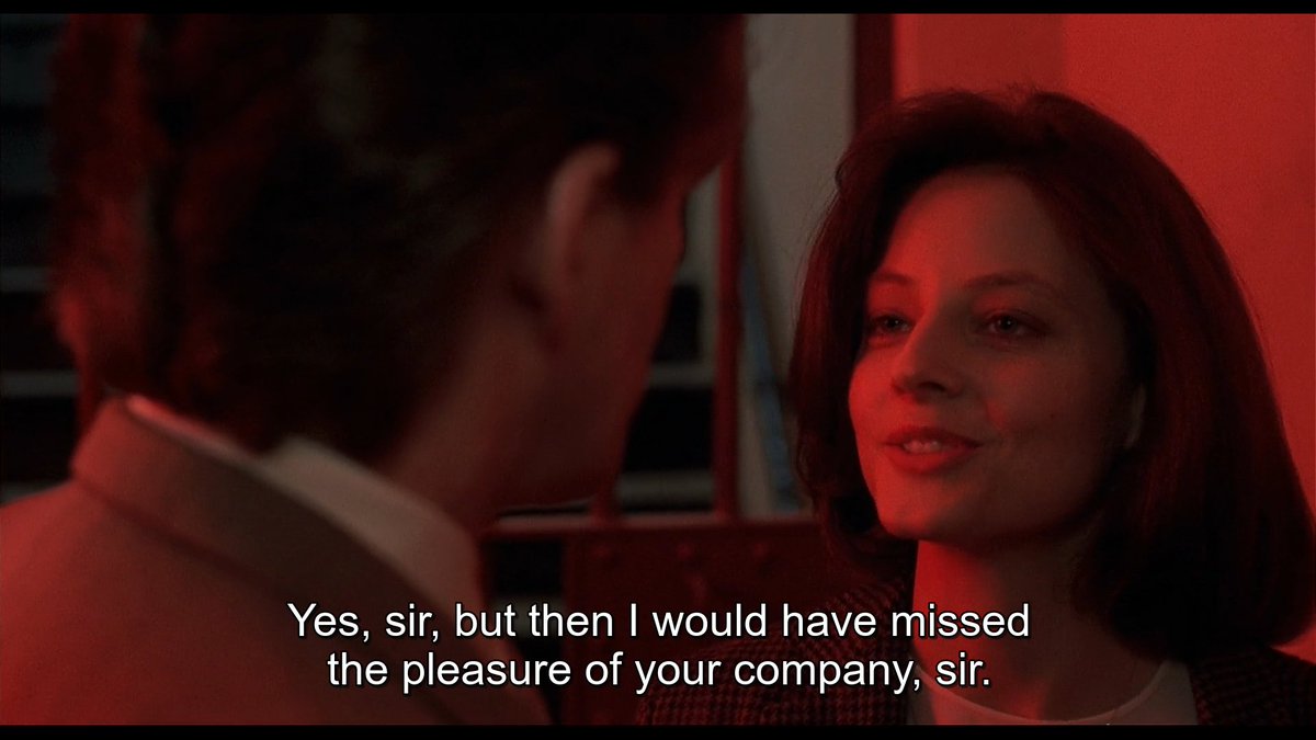 he's SO upset that even this flirtation has failed and she COUNTER-rebuffs by anti-flirting back. I Love Cinema