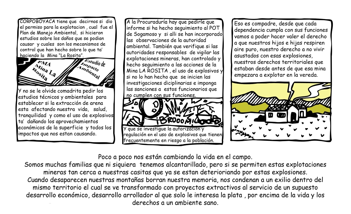 Ccajar's tweet photo. #DenunciaPública La explotación minera de arena realizada por "Mina La Rosita" Vda. San José, Sogamoso, Boyacá, usa explosivos originando graves daños ambientales y poniendo en riesgo la vida e integridad de sus habitantes. ¡Exigimos intervención de autoridades ambientales! https://t.co/RV5HqSoCYU