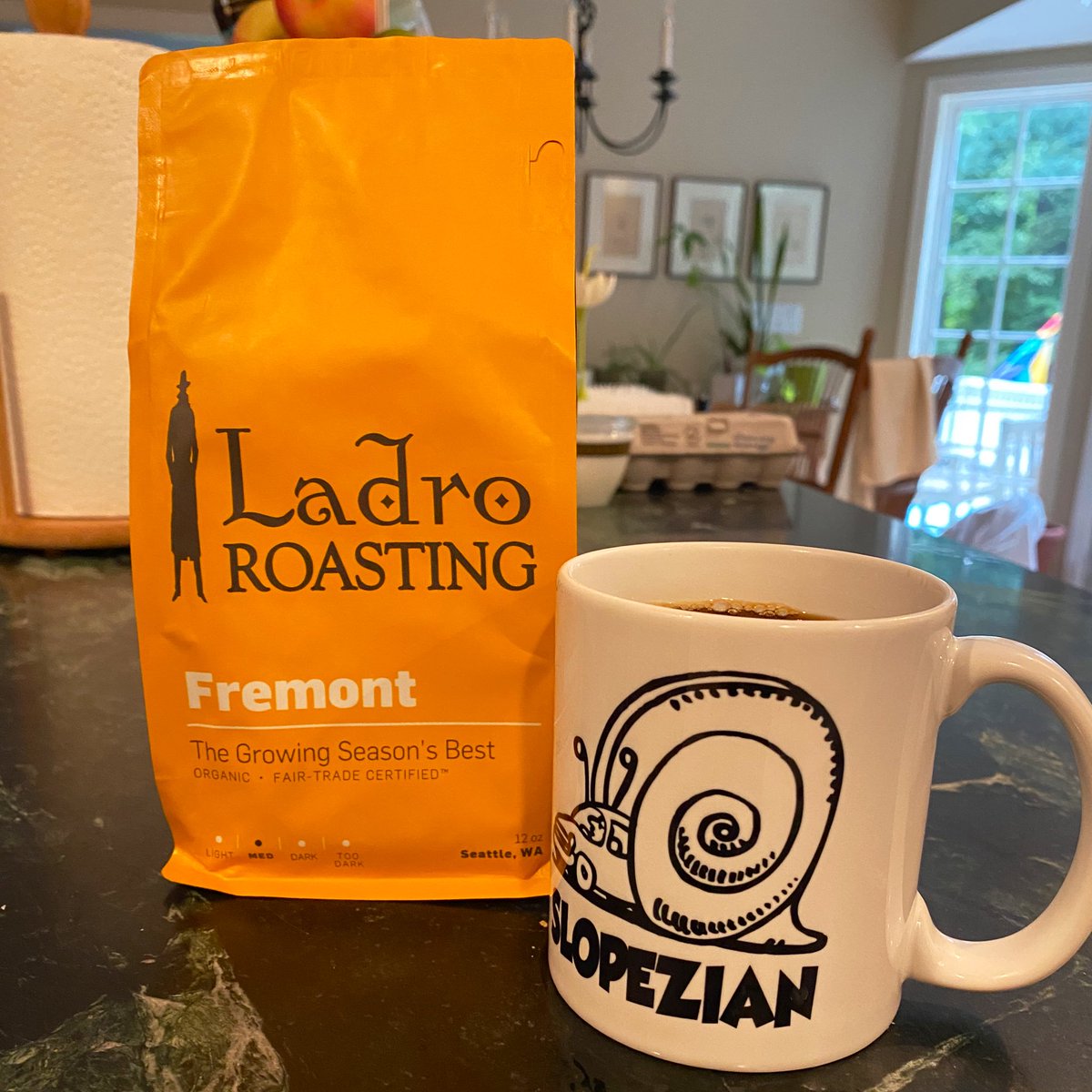 Ladro Roasting FremontI absolutely love this blend! After trying it last year, I just had to get a bag of beans as a treat during this quarantine. There’s some real nice, sweet molasses here alongside fruit and nutty notes. Truly exceptional.