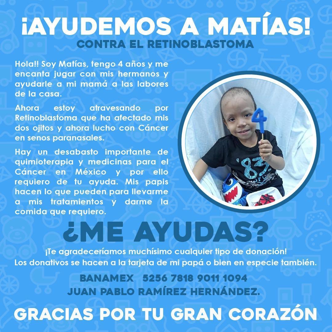 CInigyez's tweet photo. Cada cierto tiempo buscamos alguien que necesite ayuda, hoy hemos encontrado a Matías, él y su familia necesitan nuestro apoyo, los invito a apoyar y darle RT. Juntos somos más. https://t.co/U35pcYksql