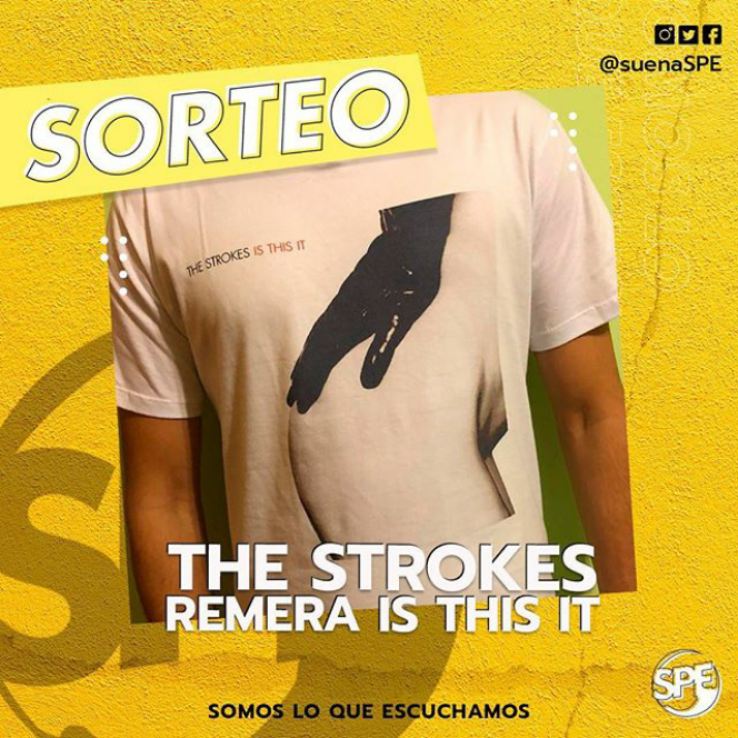 mapsoundapp's tweet photo. 💥 #SORTEO: Vos y tu partner in crime se pueden ganar las remeras del icónico álbum debut Is This It de @thestrokes GANAN LXS DOS 🥳

Participá en nuestro Instagram >> https://t.co/tetrFVcttz https://t.co/mWIdxzLtek
