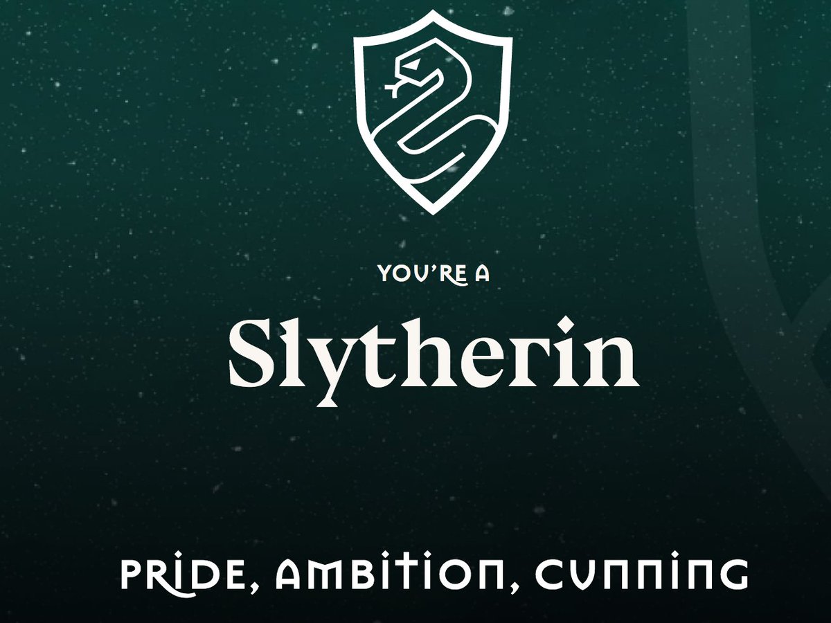 In pottermore (the beloved hp website where you can get sorted and stuff) Slytherin's 3 most valuable traits are Pride, Ambition, and Cunning.