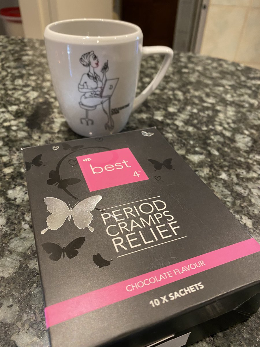 So my period pains usually have me for no reason! So when I got this from  @best4healthcare I was excited & this morning I tried it. It tastes like a chocolate smoothie/drink. U take 1 before breakfast & 1 before bed.  #best4periodpains