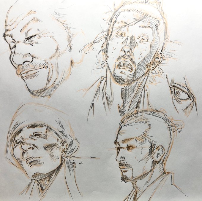 以前の模写
上手く真似ただけで、無駄じゃないけどもったいなかった、、

ポイントおさえて、顔れんの資料に使えそ!

最近は横顔描けないから、横れん。
横顔の前髪は要研究!! 