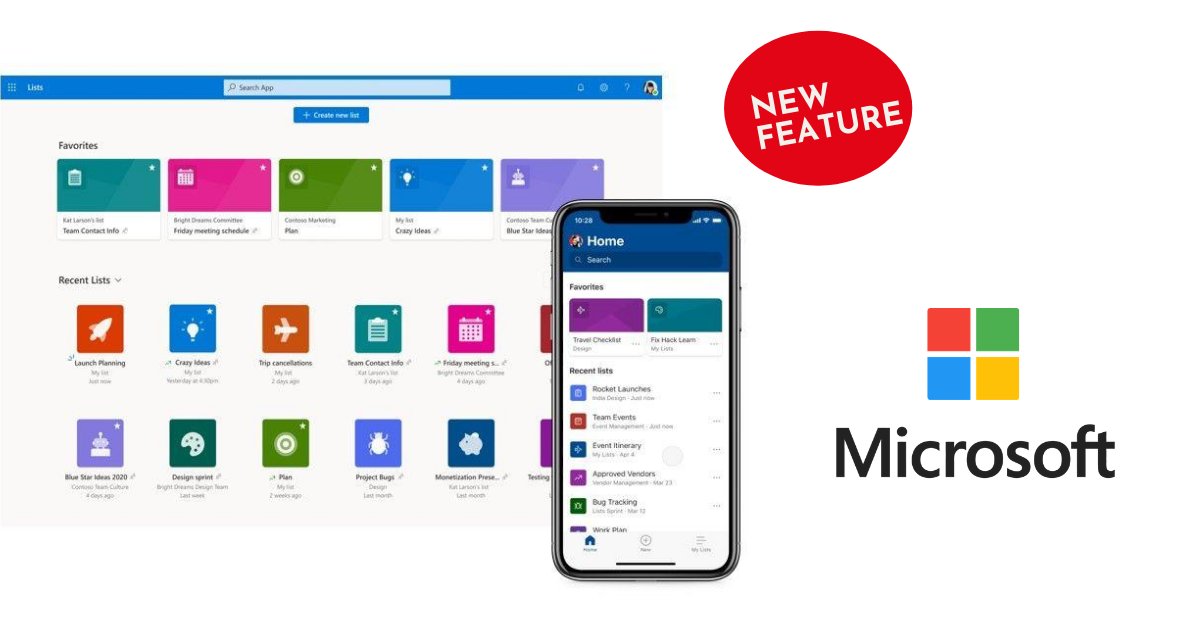 Miktysh's tweet photo. The newest app in the #Microsoft365 Suite is finally here! Microsoft Lists is SharePoint lists on steroids and adds a new weapon in your arsenal when it comes to organising your work. https://t.co/hhUTtYQs5x

#microsoftlists #sharepoint #office365 https://t.co/ccdxwI9c9H