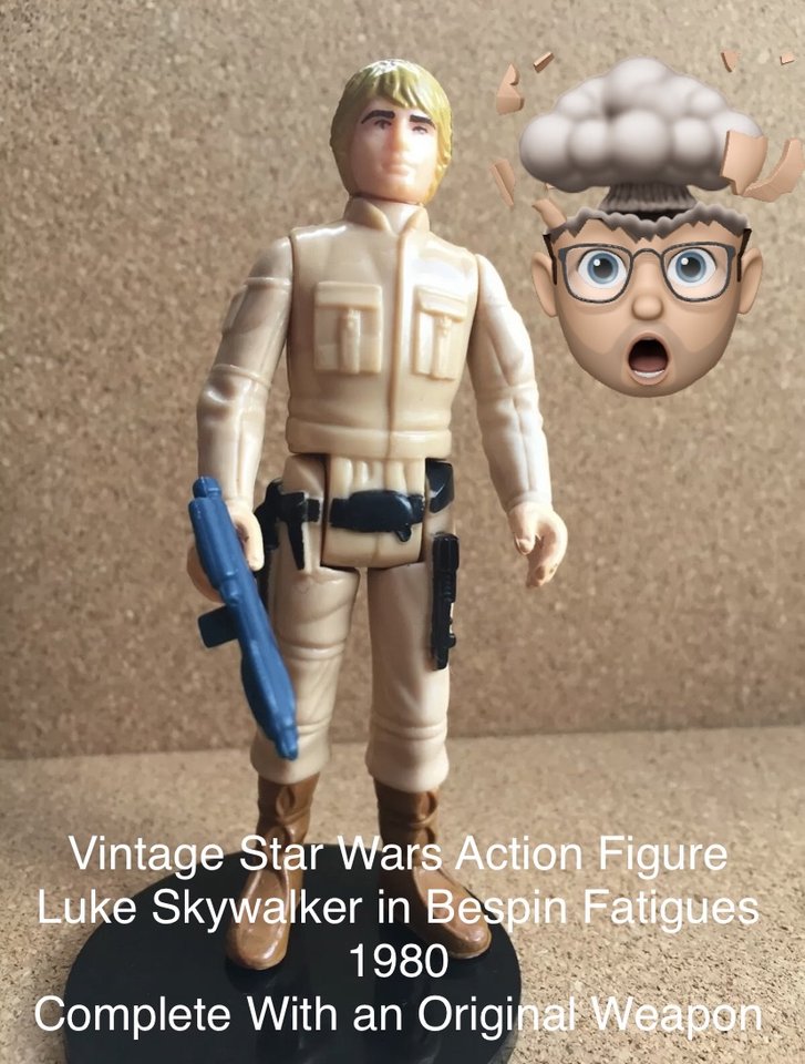 MyGeekyTees's tweet photo. In today’s “Whats wrong with this listing?” #OriginalWeapon #StarWars #KennerVintage #Toys  #ToBeFairItDoesSayAN https://t.co/QR1BXsV9C4