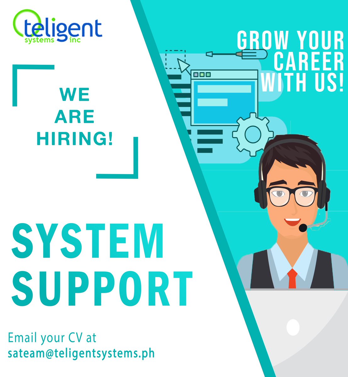 Teligent_'s tweet photo. • Minimum of 6 months of experience
• Exam and interview will be done online

For those who are interested kindly send your resume to sateam@teligentsystems.ph https://t.co/55YhwS7aWB
