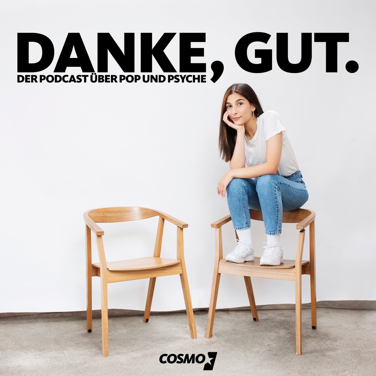 AHHH mein podcast „DANKE, GUT“ ist jetzt bei @COSMO__ARD online. ab sofort treff ich jeden 2. 
donnerstag personen, die ihr kennt, um mit ihnen über alles, was mit der psyche zu tun hat, zu sprechen. verfügbar auf den bekannten plattformen. depression? let's entstigmatisier her🥺