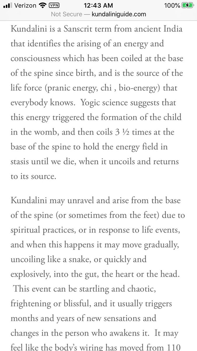 In all cultures, the theme is the same. Kundalini meditation opens up your chakras. Metaphorically, it’s quite interesting. 10/