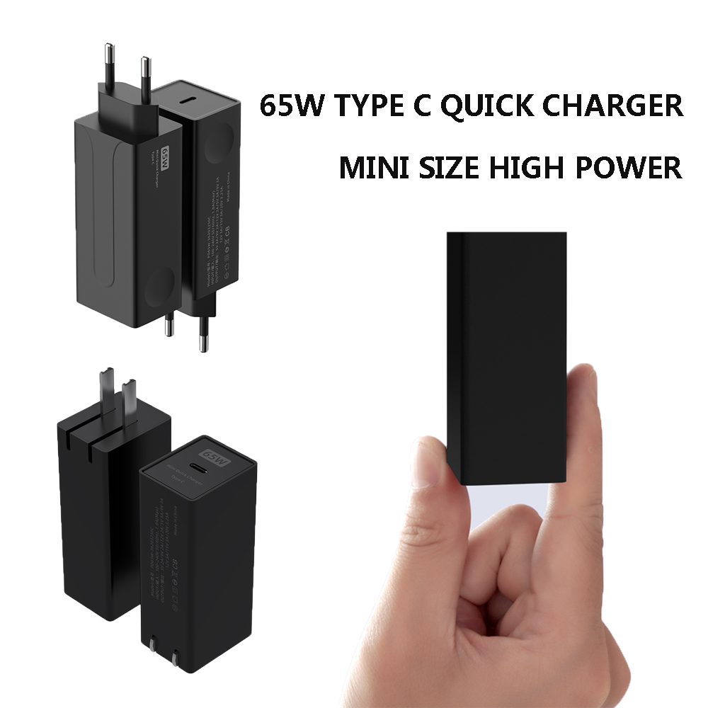 #65w #pd65w #euplug #usplug #typec #cefccrohs #wallcharger #walladapter #universalwallcharger #chargermobilephone #mobilephonecharger #laptopadapter PD 65W TYPE C Mobile Phone Charger, Laptop power adapter with US Plug/ EU Plug