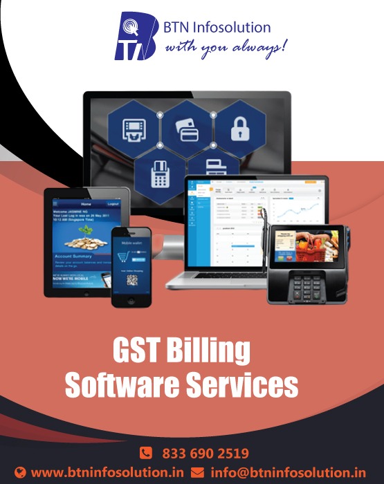 btninfosolution's tweet photo. ✨GST Billing Software | BTN Infosolution | 8336902519✨
🔗https://t.co/bM9dJsmqd0↩️
🙂Best Online GST Billing Software in Kolkata, India. Please contact Ph: 8336902519 for detail or free demo on Online GST Billing Sotware.✅
#btninfosolution #GSTBillingSoftware #SoftwareSolution https://t.co/fs2xpHrMx5