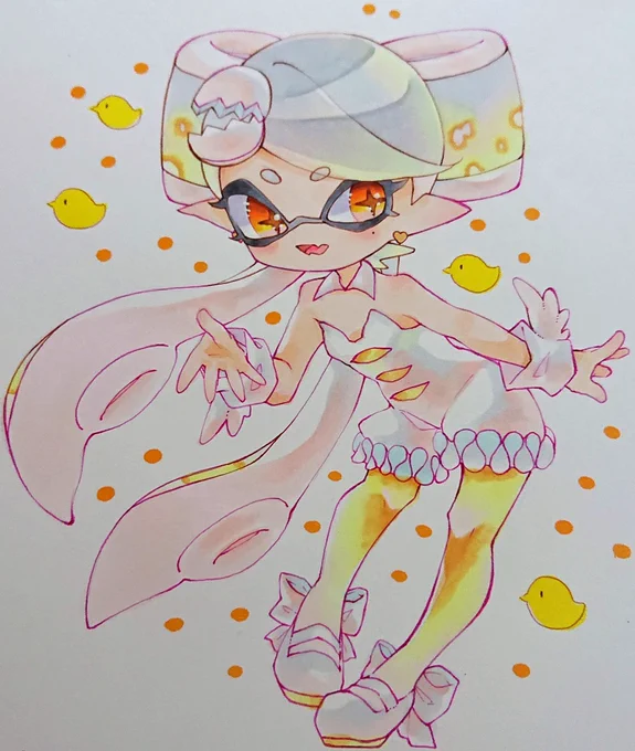 私が今回タマゴ派参戦なのでタマゴアオリちゃん? 