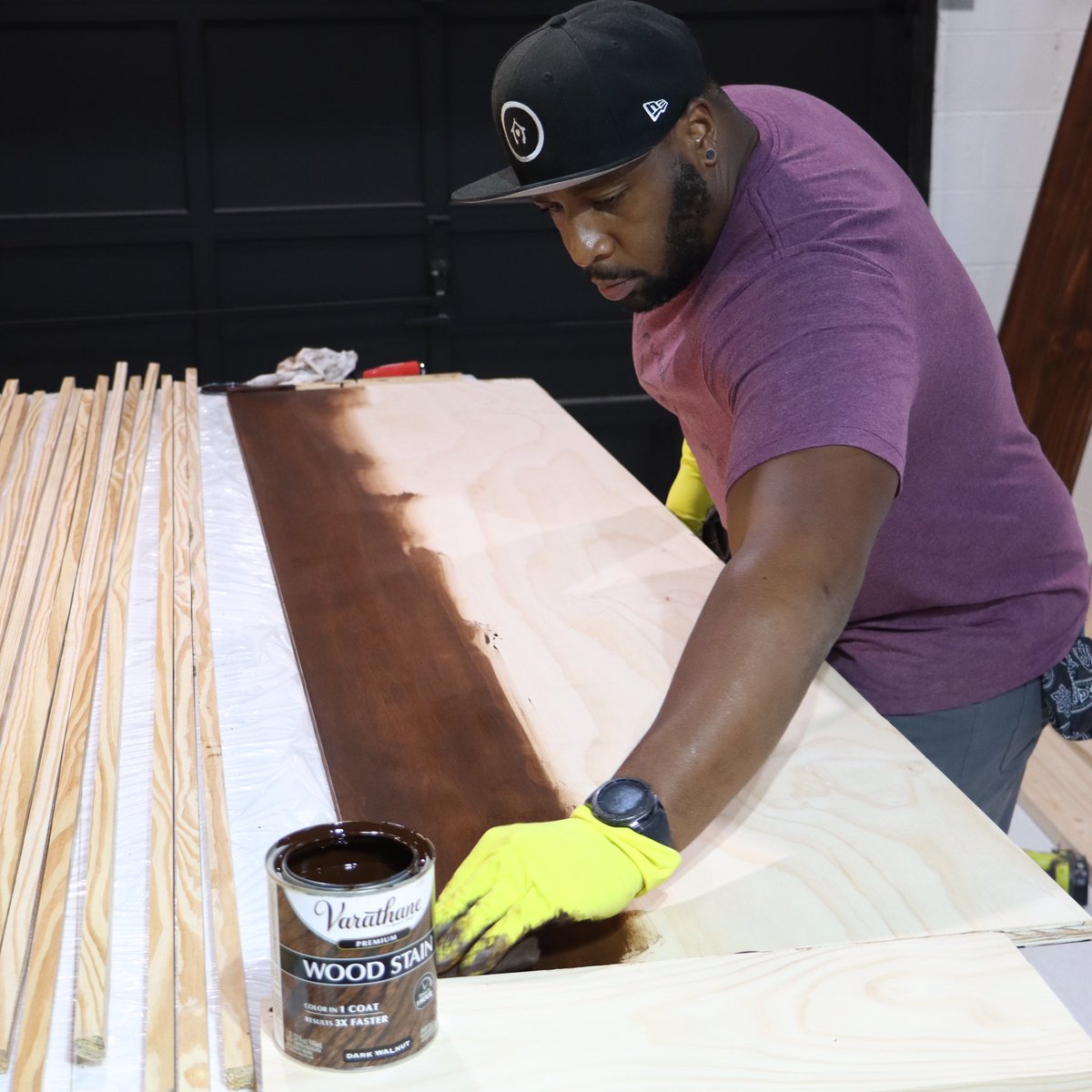 reclaimedkarma's tweet photo. Tell us are u a painter or stainer? We’re really happy we decided to add the warmth of stained doors to our space.  The dark walnut Varathane stain from @HomeDepot made these already beautiful doors pop! Room reveal coming soon!
#sponsored #homedepotxvarathane #homedepotpartner https://t.co/Wqjnyv22EK