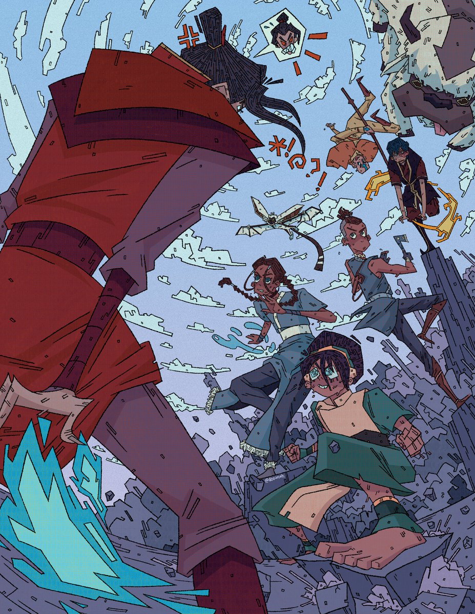 dooanuh's tweet photo. fight-time baby! #atla #AvatarTheLastAirbender https://t.co/ahFVQ2Oqqd
