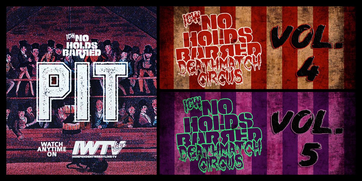 NHBTheChains's tweet photo. WELCOME TO THE DEATHMATCH CIRCUS ๐ช
RELIVE all the fights that went down when the CIRCUS came to town! ๐คก #NHBPit #NHB4 #NHB5
Watch NOW on the IWTV app by using the code ICWNHB for 5 days FREE! @indiewrestling https://t.co/fSMzcNznH2