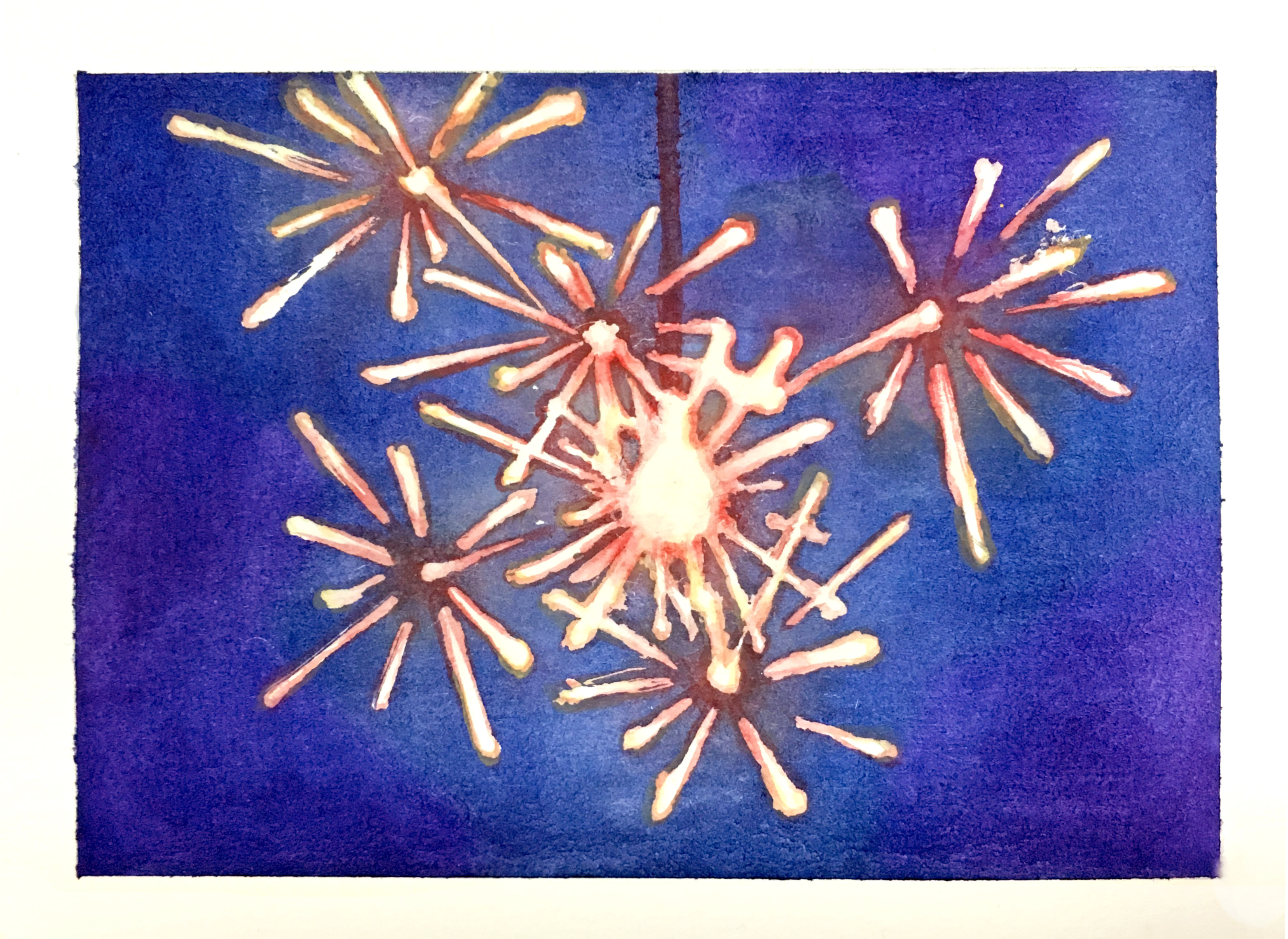 日々アート バニーコルアート 画材塗り比べ 1枚目は水彩です 紙の四辺にマスキングテープを貼っておきます T Co Krgndlsbge Twitter