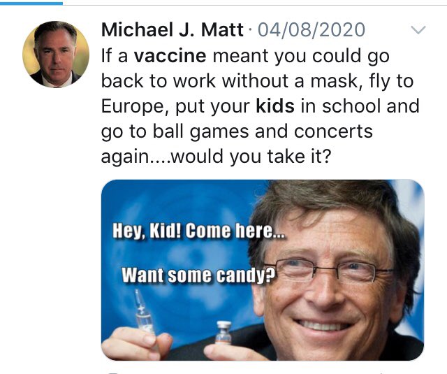 Two hits on “actually Bill Gates is an Illuminati monster” — “vaccines mean kids starve” I a nice spin! BTW Bill Gates obsessing about vaccines has probably saved **millions** of lives of the poorest people in the world. But wait — there’s more! /4