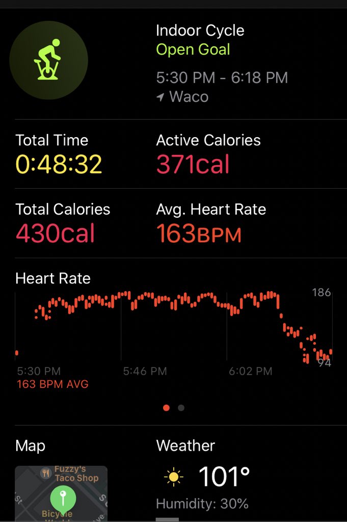 jordyn_russell's tweet image. My favorite days of the week are when I get to cycle!!! #rushcycle