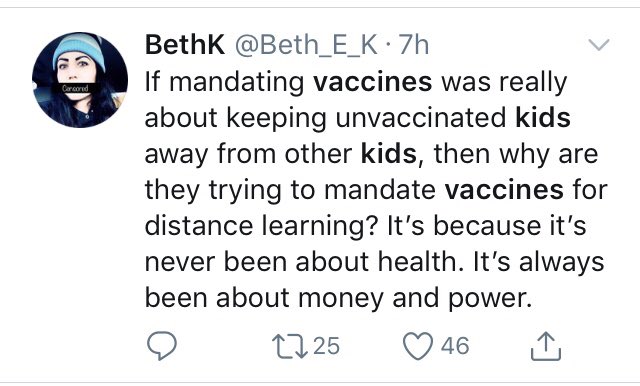 Angry antivaxxers + “vaccines are always an elite conspiracy” Actually the elite conspiracy would be having the ability to save millions of lives and not providing vaccines and letting people die of measles and rubella. /7