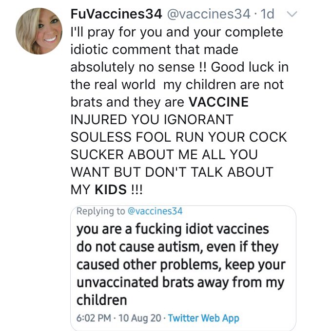 Angry antivaxxers + “vaccines are always an elite conspiracy” Actually the elite conspiracy would be having the ability to save millions of lives and not providing vaccines and letting people die of measles and rubella. /7