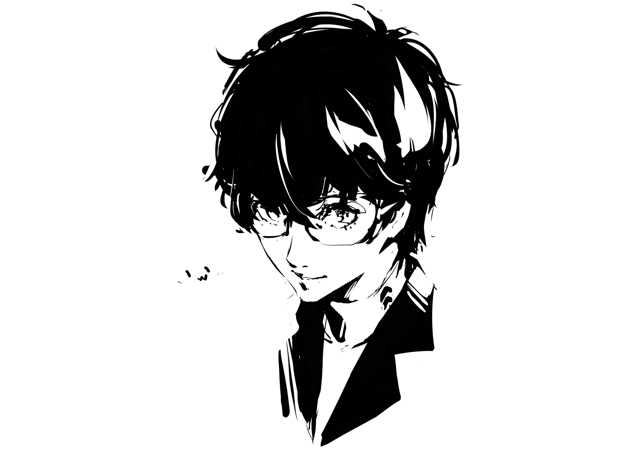 Spooky Kuno Comms Open This Is Joker The Protagonist From The Franchise Shin Megami Tensei Persona 5 He S Really Cool And I Like To Draw Him And I Like The