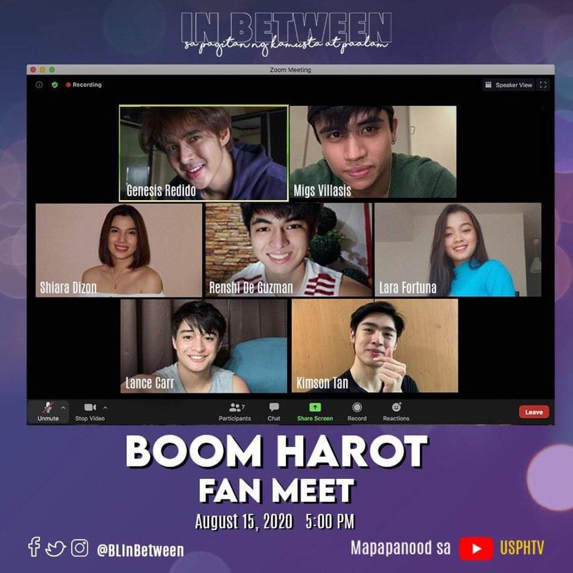 michaelcarbon's tweet photo. Want an exclusive opportunity to meet the Boom Harot Squad of @BLinbetween Tweet your answer to "What is your most fave thing abt #InBetweenBLPH ?" Get a chance to meet them Live this Saturday at 5PM. #InBetweenEP5 #InBetween https://t.co/RzkDzXrlov