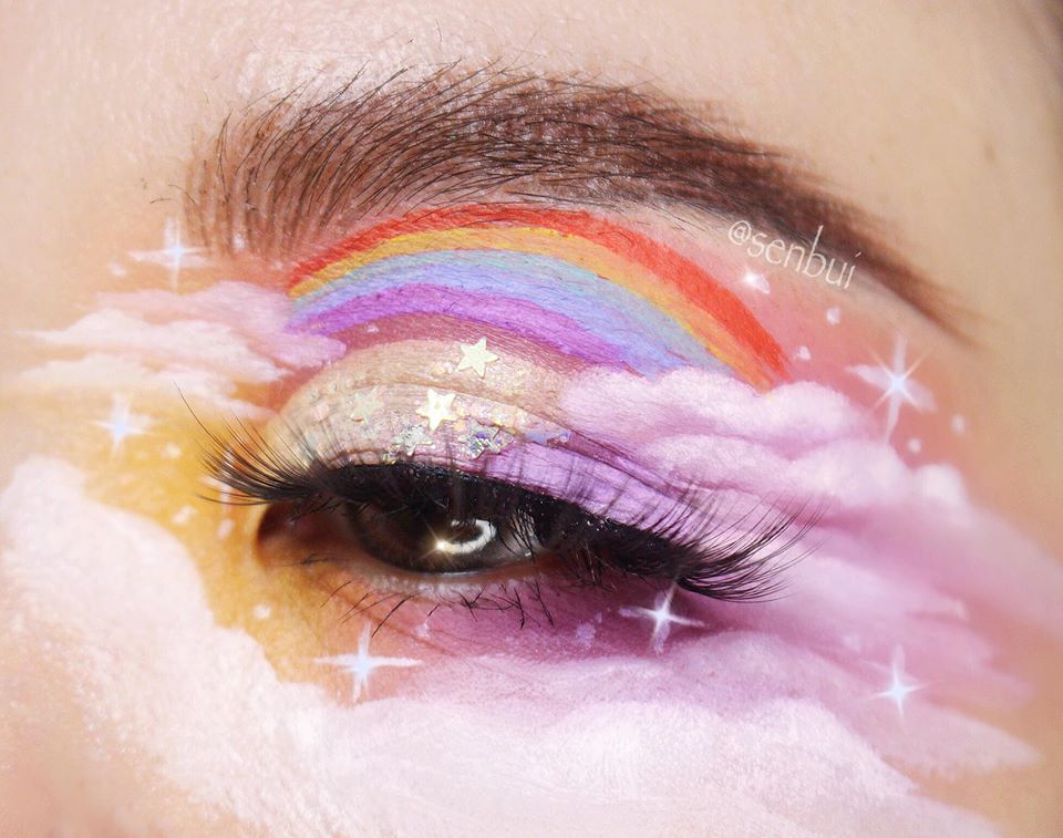 senbuimua's tweet photo. 1 chiếc mắt cầu vòng sau mưa của cô giáo yêu mào tím 💜🌈
#eyesmakeup
#bysenbui
#SenBuiMakeUpAcademy
#Senbuimua https://t.co/SrTIepfEwh