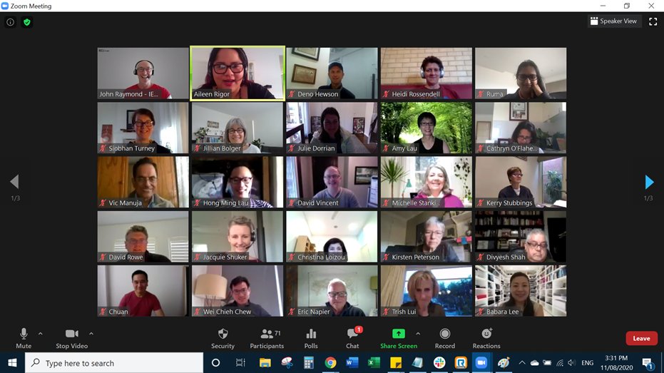 A fantastic turnout at our recent multinational virtual Alumni event with participants from all over APAC. The event was hosted by John Raymond exploring "understanding the balance of performance and wellbeing in your coaching"