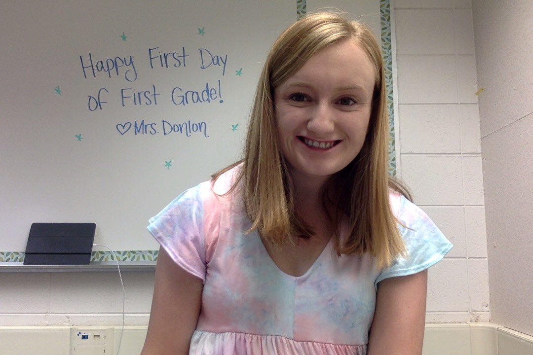 mrskdonlon's tweet photo. Had a fantastic first day of school on Zoom with my first graders! I loved this Seesaw message I got at the end of the day. ❤️ Looking forward to day 2! #lietzpride #USDfirstday2020 https://t.co/j2yhiO19zR