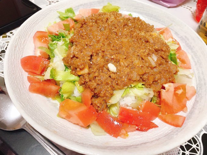 タコライスのtwitterイラスト検索結果 古い順