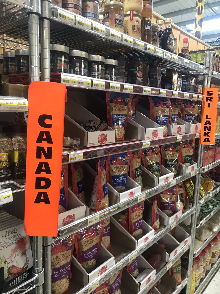 Speaking of world foods they have sections of the store dedicated to various cultures. To be fair the whole Canadian section is covered in that one picture. Some are smaller then others. The British foods section has a whole Sherwood Forest built atop it.
