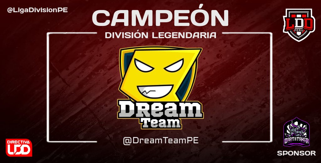 LDD 🇵🇪 (@ldd_peru) on Twitter photo 🏆 CAMPEÓN 🎉
En electrizante partido disputado de inicio a fin <a href="/DreamTeamPE/">DREAM TEAM⚡</a> vence 2-1 a <a href="/ScorpionsGG/">Scorpions™</a> y se corona por lo hecho en la arena como el justo CAMPEÓN de la máxima categoría.
Felicitaciones cracks 👏🏻
Ahora los soñadores van por el TÍTULO NACIONAL ante otro grande 🇵🇪 🏆 CAMPEÓN 🎉
En electrizante partido disputado de inicio a fin <a href="/DreamTeamPE/">DREAM TEAM⚡</a> vence 2-1 a <a href="/ScorpionsGG/">Scorpions™</a> y se corona por lo hecho en la arena como el justo CAMPEÓN de la máxima categoría.
Felicitaciones cracks 👏🏻
Ahora los soñadores van por el TÍTULO NACIONAL ante otro grande 🇵🇪