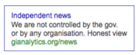 The IRA would use AdWords accounts to promote blogs and new-type sites that were in line with Kremlin Agenda. These text ads would feature headlines about things like President Obama's bad performance and medias purported hiding of it.Russia Today did the same thing(26)