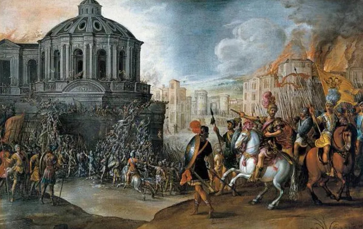 After the Great Sack of Rome by Germany, which they carried out after their great protestant reformation... the Holy Roman Empire of GERMANY became the epicenter of politics in the Catholic Church.