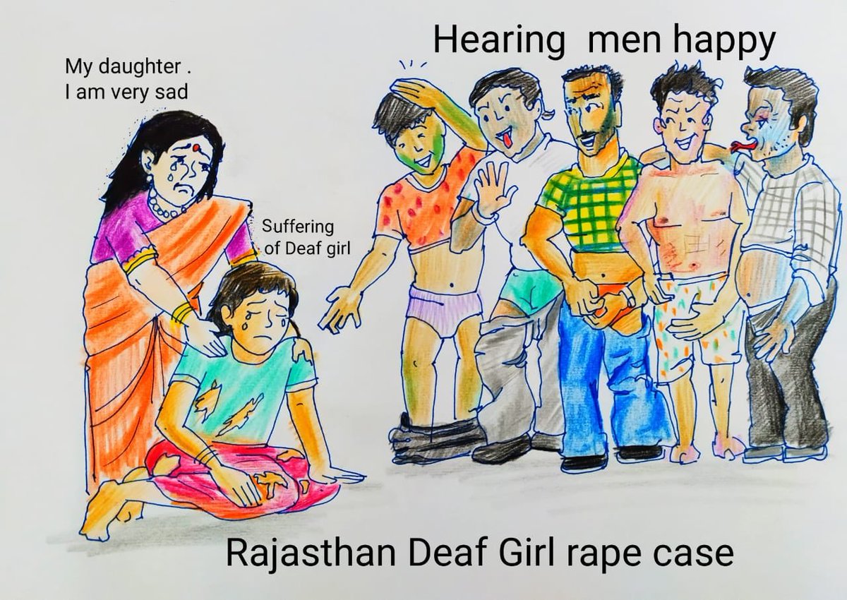 KDADeafofficial's tweet photo. Deaf girl gang #raped in Rajasthan #JusticeForDeafGirl @BJP4Rajasthan @PoliceRajasthan @Devendr15084402 @drag_org @socialpwds @narendramodi @PMOIndia @rashtrapatibhvn @mataonline @aajtak @TOIIndiaNews @COVIDNewsByMIB @drjosephjmurray @amarjain2006 @ncpedp_india @UN @nipunmalhotra https://t.co/7woGHEmaEq