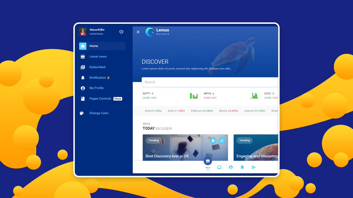 Admiinuiux's tweet photo. Create your own news mobile app. Lemux News &amp; Magazine Mobile HTML template, Save time money
https://t.co/aaqCLpci5g
#mobile #mobileapp #cordova #framework #hybrid #microsite #webapp #mobileweb #webdesign #web #development #design #javascript #html #business #ui #ux #maxartkiller https://t.co/4l4vkLsLph