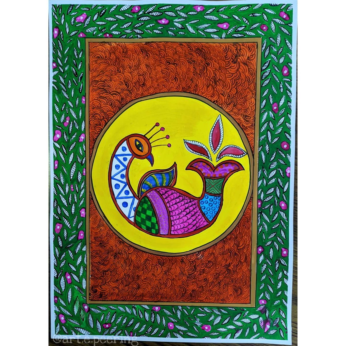 Commission work, Indian Folk Art
Madhubani Painting
Dm for commisioned art/portraits etc.
#artwork #drawing #ArtistOnTwitter #art #commissionopen #commision #indianart #folkart #madhubani