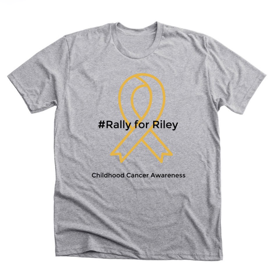 oldwattshername's tweet image. Sept. is Childhood Cancer Awareness Month. In the U.S. 15,000+ children are diagnosed ea. yr. My 10 y/o cousin Riley was diagnosed with Leukemia last year. Buy a shirt, support this tough guy &amp;amp; raise awareness #RallyForRiley bonfire.com/rally-for-rile…