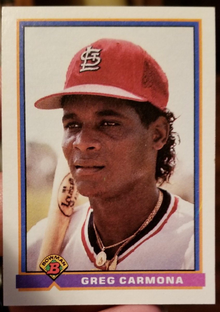 Stole 31 bases for the FSL St. Petersburg Cardinals in 1989, but was only 3rd on his own team. Never reached the bigs.