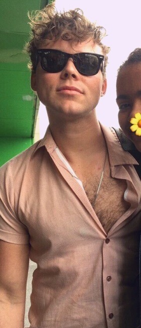 A self indulgent thread of Ashton Irwin's half unbuttoned shirt