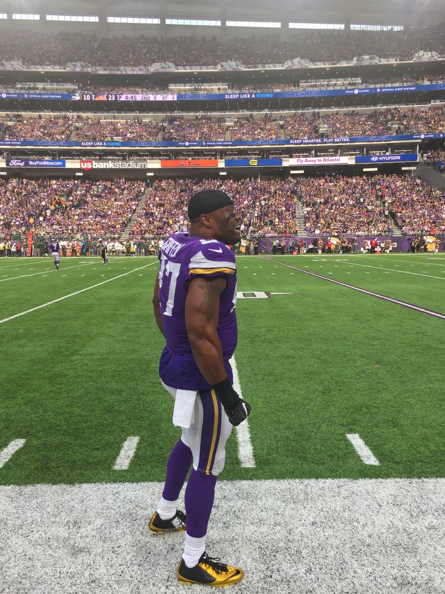 I have watched almost every play that ⁦@EversonGriffen⁩ has played for the ⁦@Vikings⁩ & 20 years on the sidelines, he has been one of the most fascinating players that I have had the pleasure of getting to know, I will miss his energy! “ Ev,How U Doing?” #GodBlessU