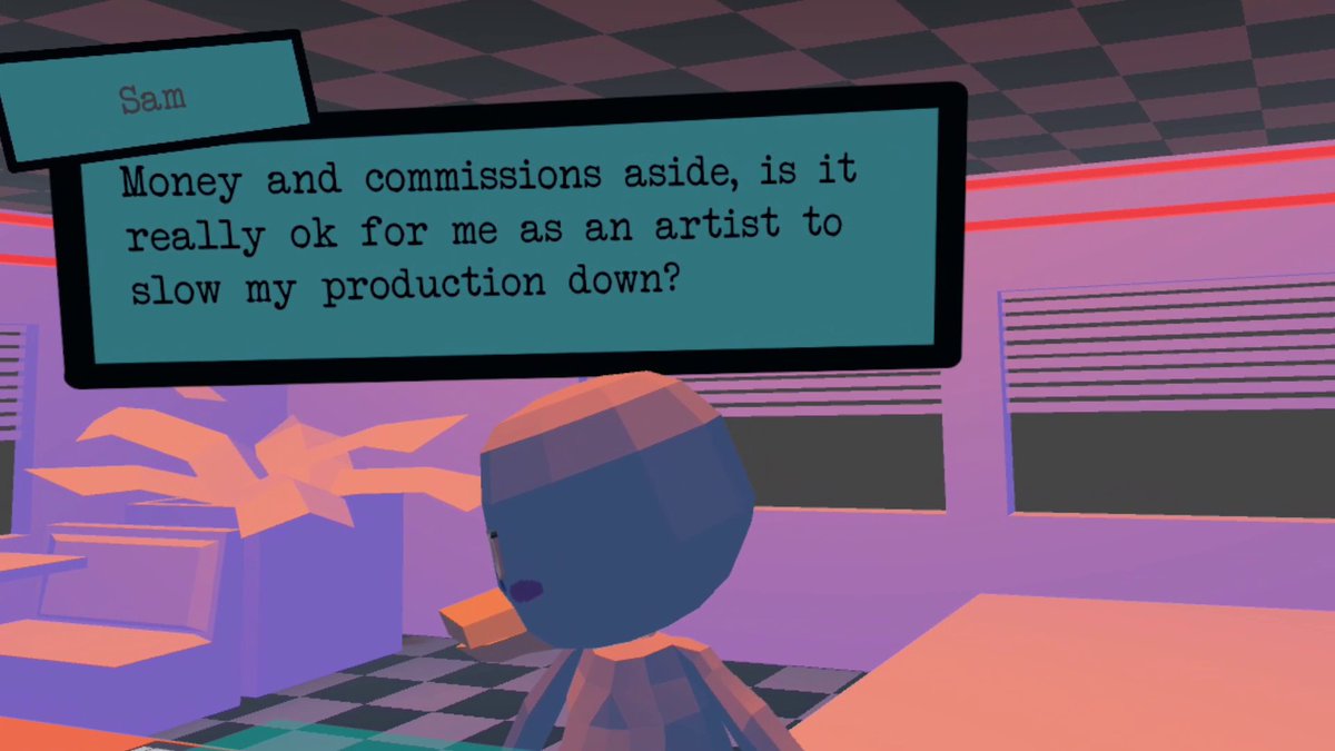 requestmoe's tweet photo. I made a VN-styled VR game about serving coffee to ducks, while guiding them through their troubles! This was in 2 weeks for the #icantwrite game jam~
Free to play on any SteamVR compatible headset: https://t.co/2SM4xloAFU
#madewithunity #gamedev #indiegames https://t.co/e77FYOD04q