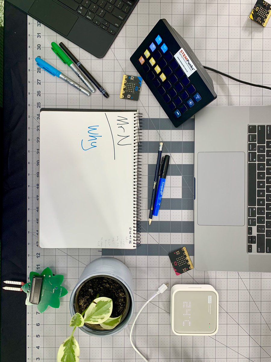stempunksau's tweet photo. Shots from the office at STEM Punks  today! Hi Samaritan College in South Australia 👋 

#Microbit #smartgarden #IOTedu #problemsolving #Stem #onlinelearning https://t.co/w7QvfQrpDv