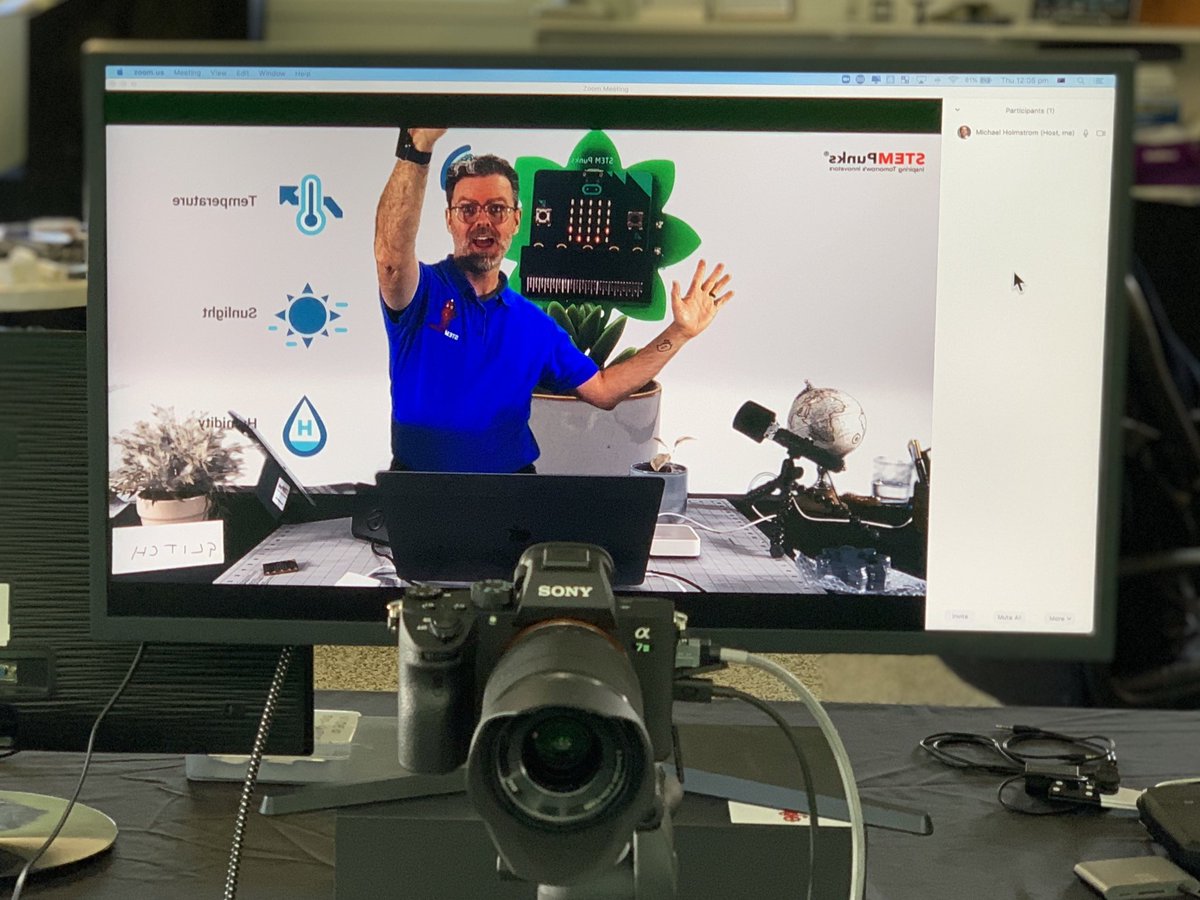 stempunksau's tweet photo. Shots from the office at STEM Punks  today! Hi Samaritan College in South Australia 👋 

#Microbit #smartgarden #IOTedu #problemsolving #Stem #onlinelearning https://t.co/w7QvfQrpDv