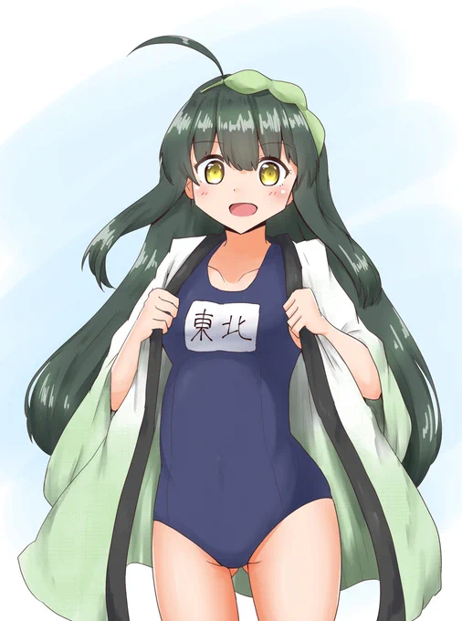 287/2310
泳ぐ気満々なずんちゃん 