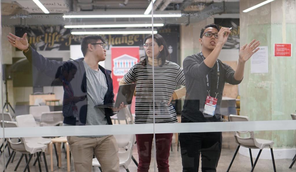 CSIRO's tweet photo. GovHack: Can you hack it? You have 46 hours to create a project page, proof of concept and a video that tells the story of how government data can solve challenges. 

It all kicks off this Friday night: get in quick and sign up! 

#solveitwithscience #STEMsavinglives https://t.co/nqZKm24TcO