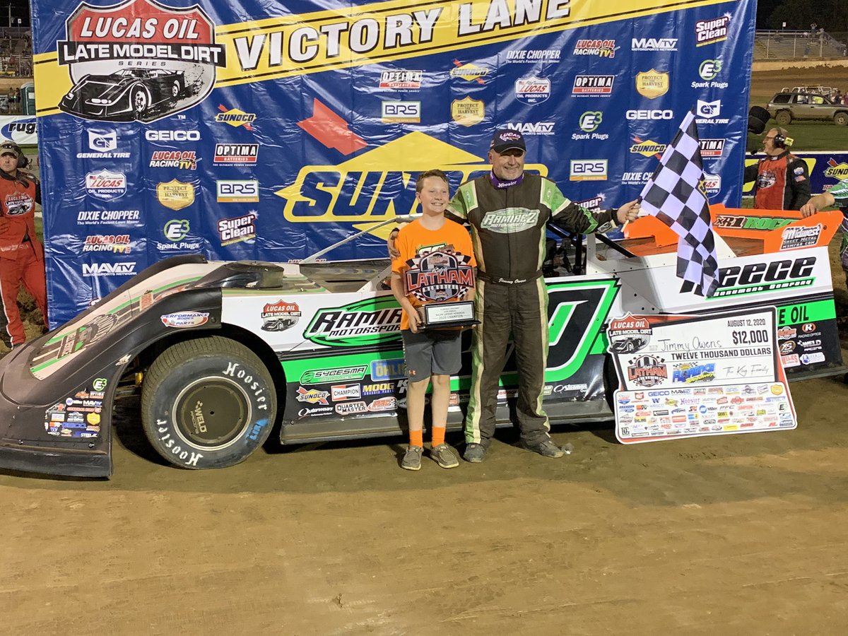 Owensnation20's tweet photo. Our 15th win of 2020.  Thanks to all of our great sponsors for making it possible and all the fans for your support. #team20. 
#ReeceMonumentCompany #BoomtestWellService #GeneralTire #TommyPopeConstruction #VicHillRaceEngines #MidwestSheetMetalCompany #ÖhlinsUSA https://t.co/McI3iDG1JB